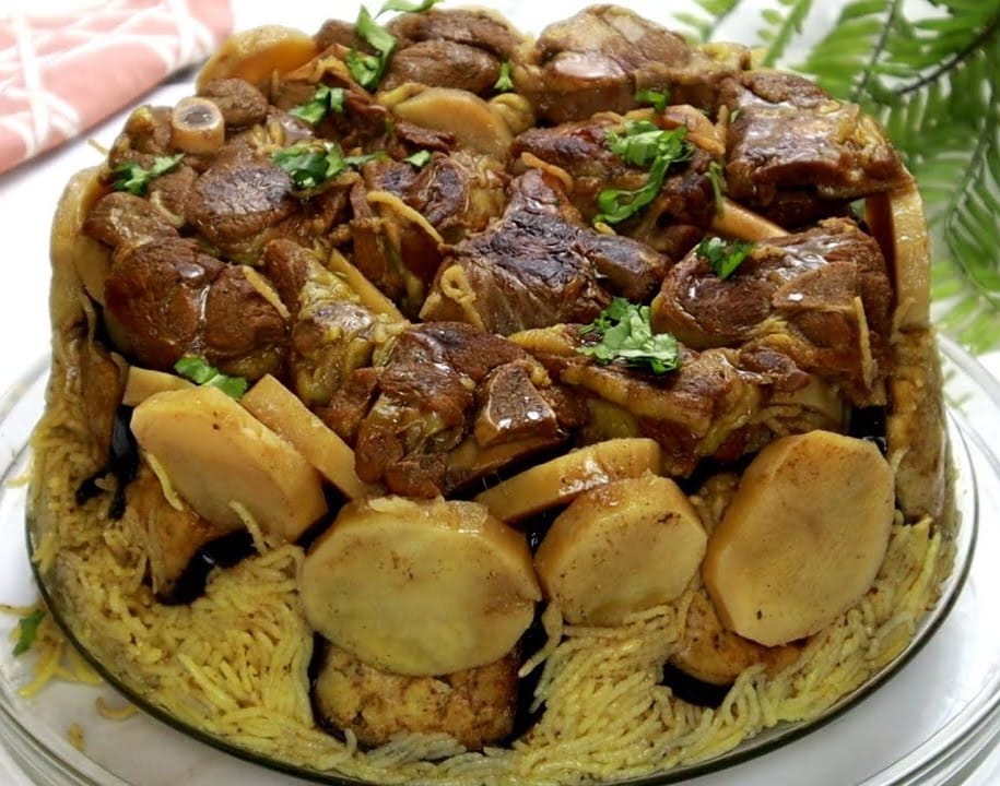 مقلوبة عراقية باللحم